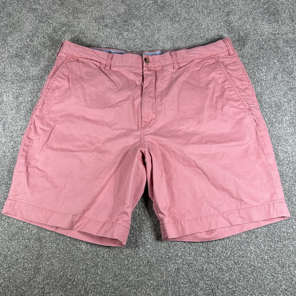 Polo Ralph Lauren Pink Seersucker Shorts Size 40” Stretch Classic Fit Men’s